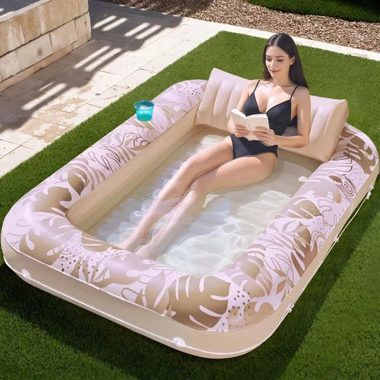 Inflatable Tanning Pool Lounger