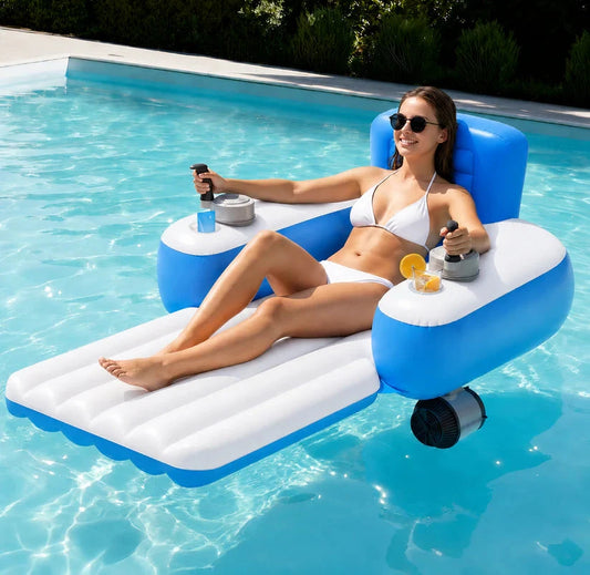 AquaFloaty Motorized Pool Lounger